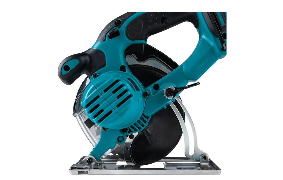 Makita XSC03Z 18-Volt LXT Lithium-Ion Cordless 5-3/8 in. Metal Cutting Saw with Electric Brake and Chip Collector Tool-Only