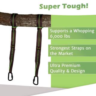 Swurfer Heavy Duty 5 ft. Hammock Tree Hanging Straps Kit SWTHS-60