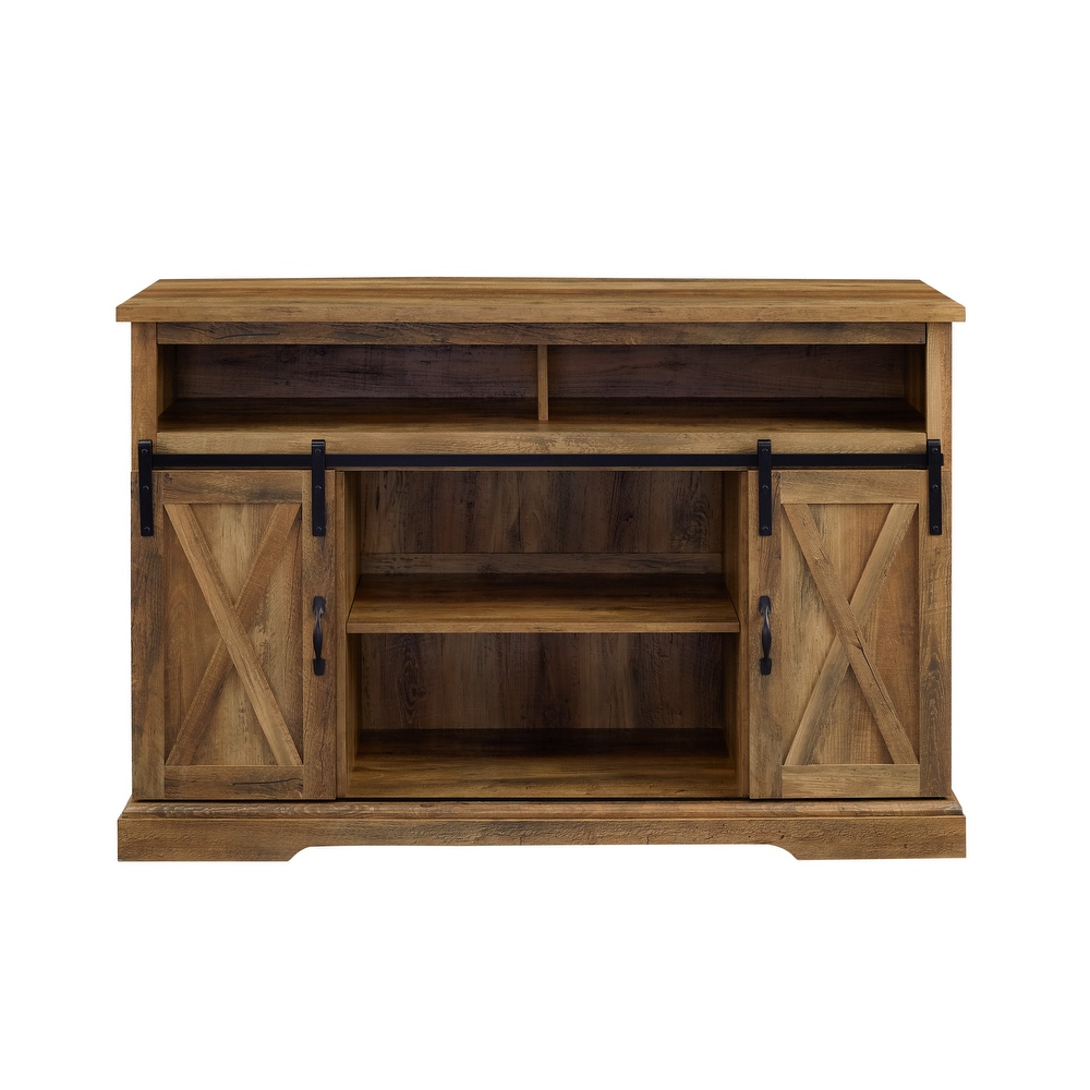 Middlebrook 52 inch Highboy Sliding Barn Door TV Stand