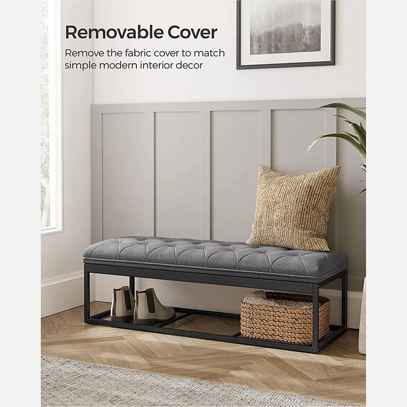 Storage Ottoman Bench， Bench With Storage， For Entryway， Bedroom， Living Room