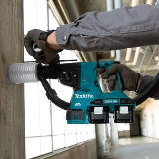 Makita 18V X2 LXT Lithium-Ion 36V 1-18 in. Brushless Cordless Rotary Hammer Kit 5.0 Ah XRH08PT