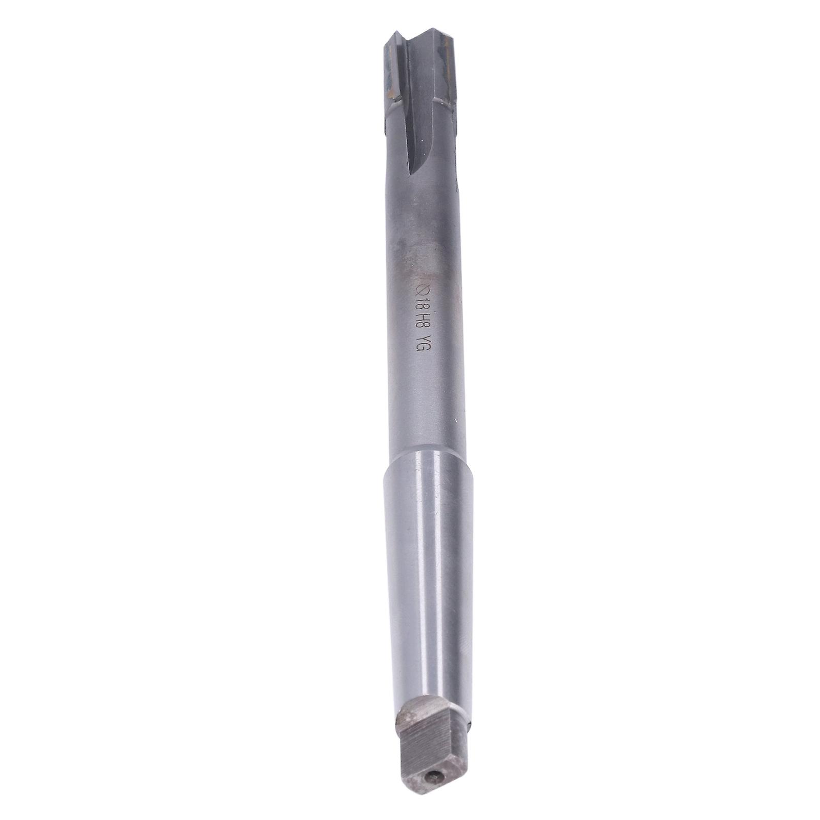 Chucking Reamer Taper Shank Carbide Lathe Machine Milling Cutting Tool Dia18 H8 Yg