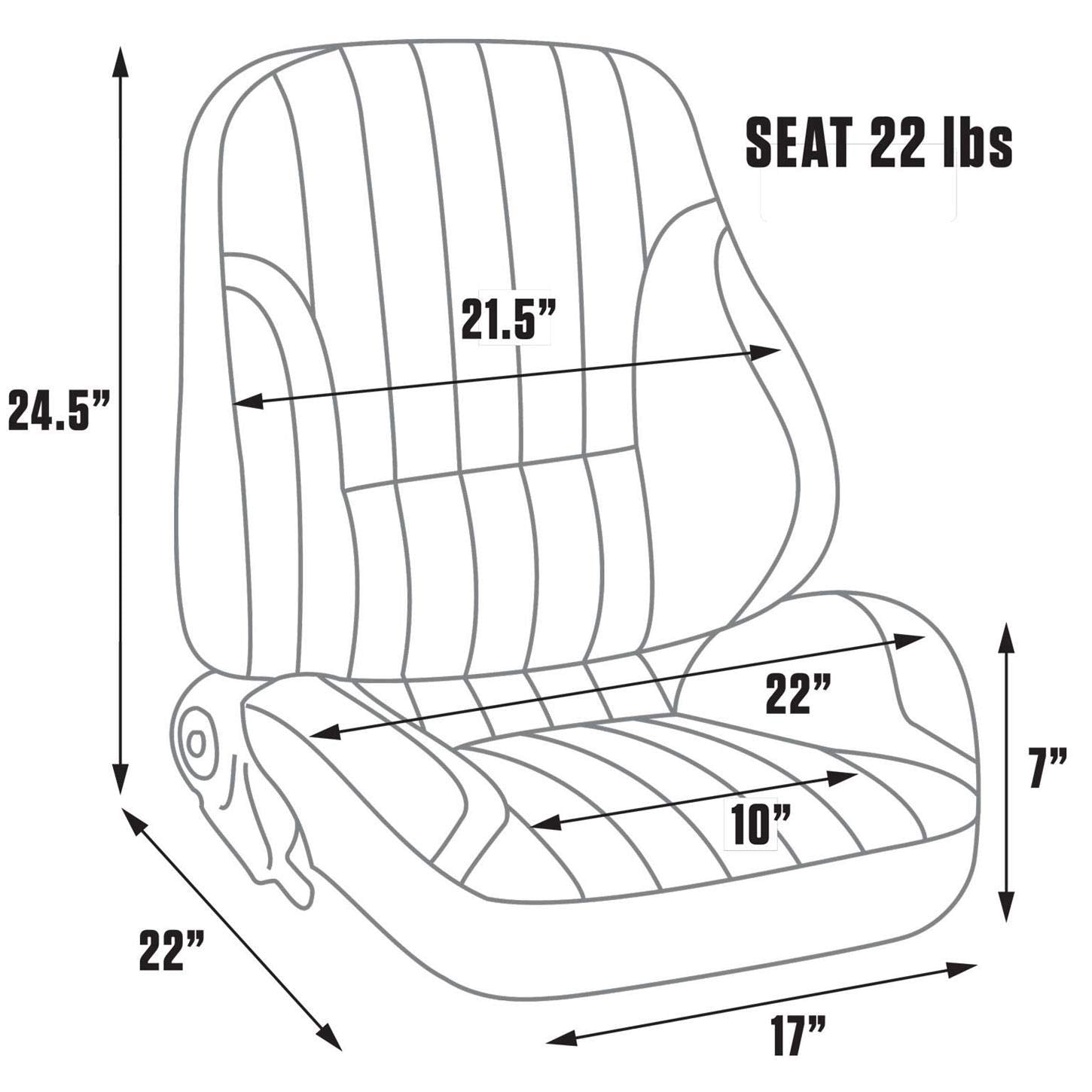 ProCar by Scat 80-1050-58R Red Vinyl Racing Rally Low Back Recliner Right Seat