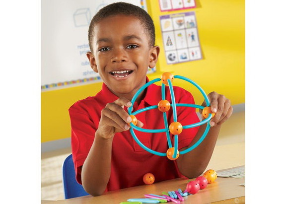 Learning Resources LER1776 Geometric Shapes Buildi...