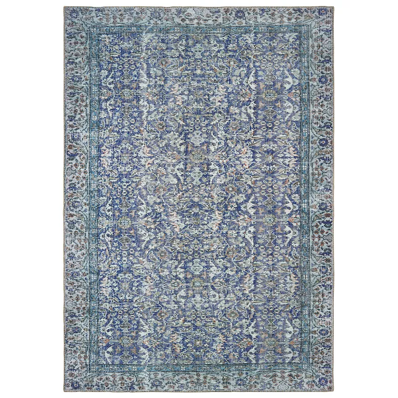 StyleHaven Season Distressed Border Rug