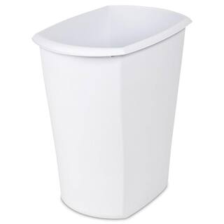 Sterilite 5.5 Gal. White Ultra Plastic Wastebasket Trash Can (6-Pack) 6 x 10528006