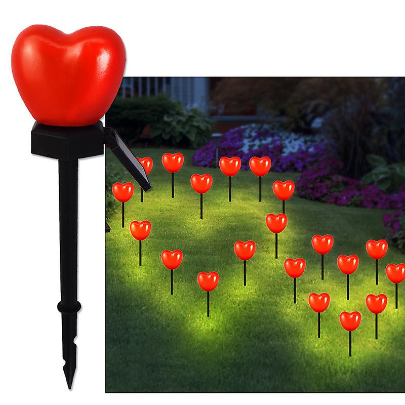 Valentine's Day Love Heart Solar Lights For Outdoors Yard