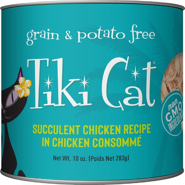 Tiki Cat Puka Puka Luau Succulent Chicken in Chicken Consomme Grain-Free Canned Cat Food