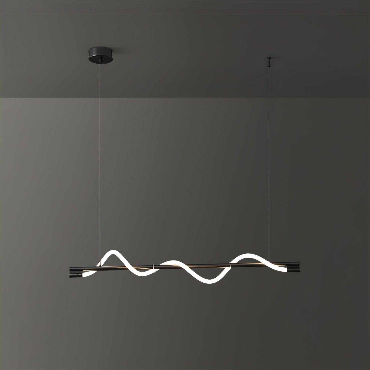 Linear Curve Island Pendant Lamp