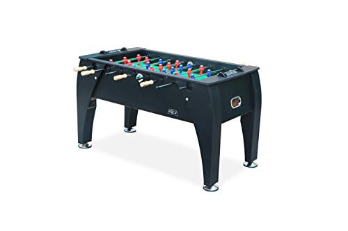 Kick Legend 55 Inch Recreational Multi Person Foosball Table Game, Black