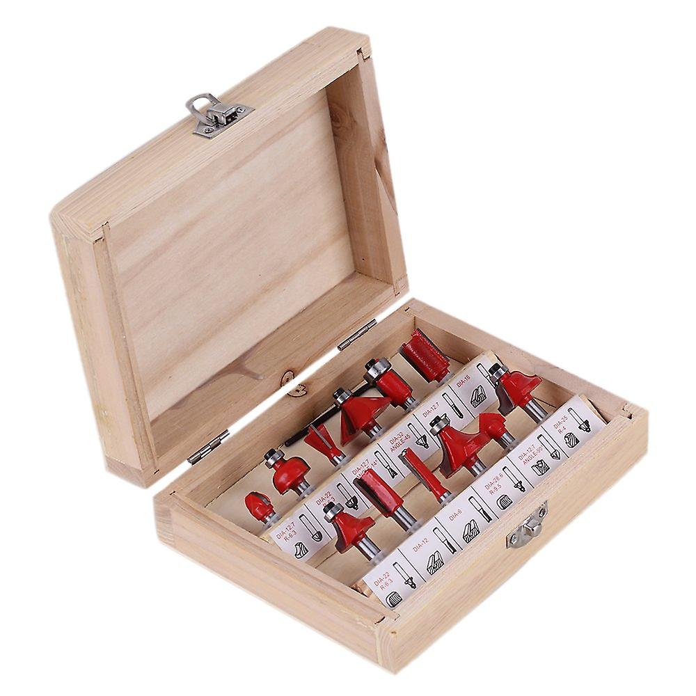 Professional Shank Tungsten Carbide Router Bit with Wooden Case