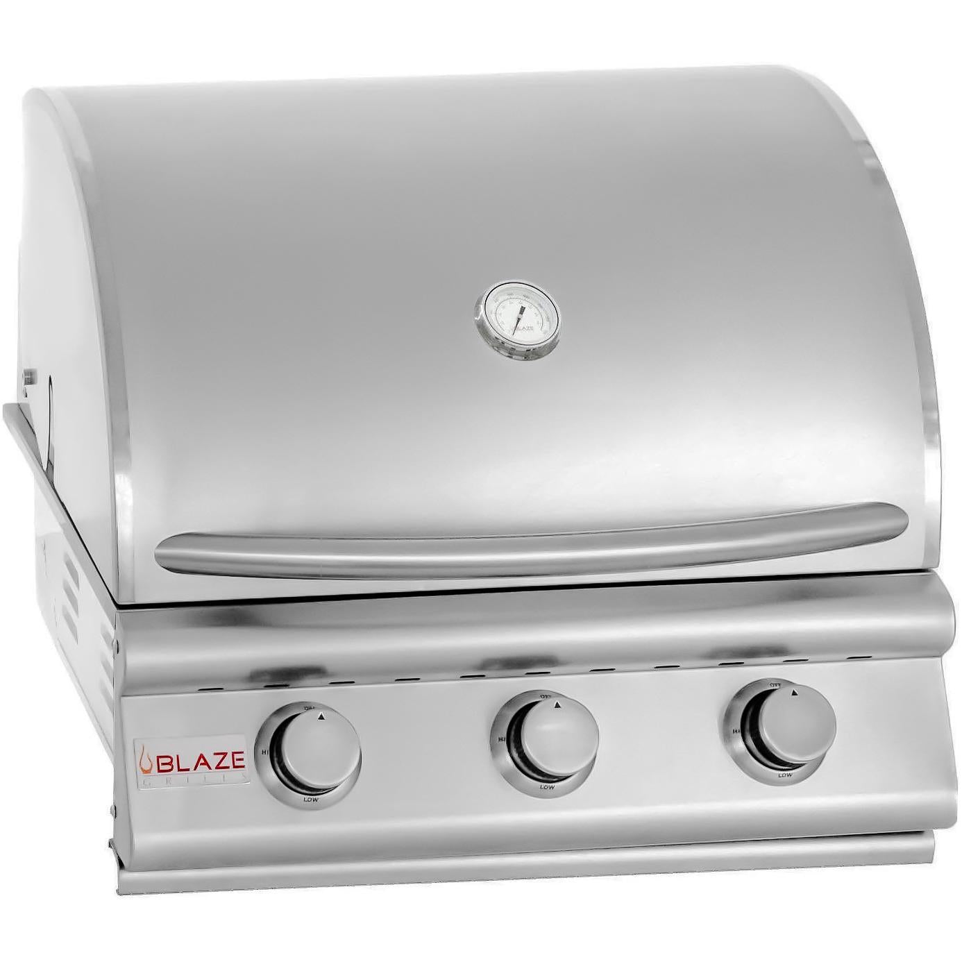 Blaze 3 Burner Built-In 25 Inch Grill BLZ-3-LBM-LP/NG