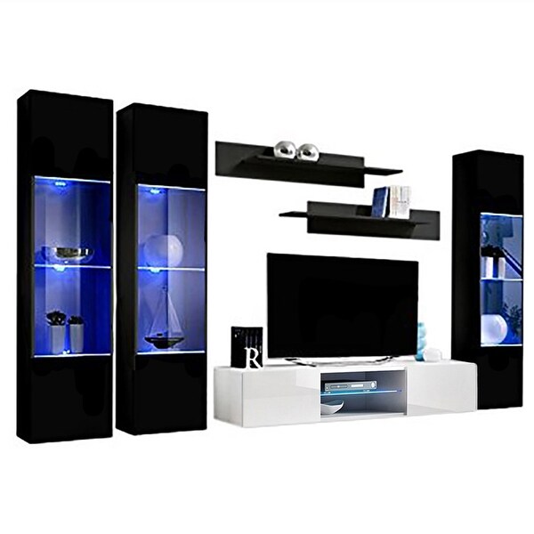 Fly CD3 33TV Wall Mounted Floating Modern Entertainment Center