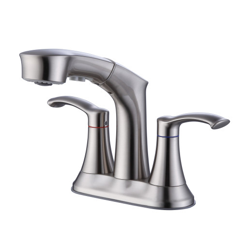 Bathroom Faucets for Sink 3 Hole  Brushed Nickel B...