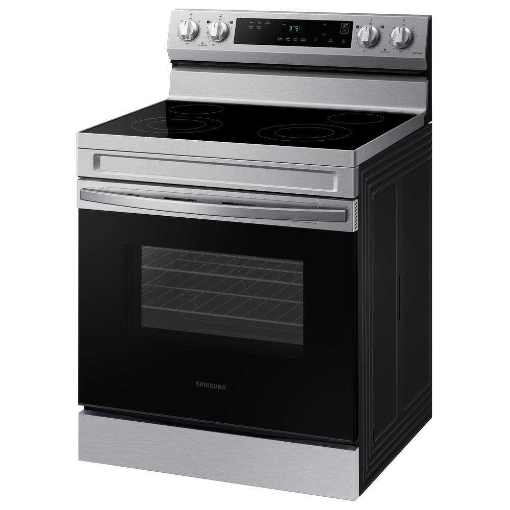  6.3 cu. ft. Smart Freestanding Electric Range with Steam Clean in Stainless Steel NE63A6111SS