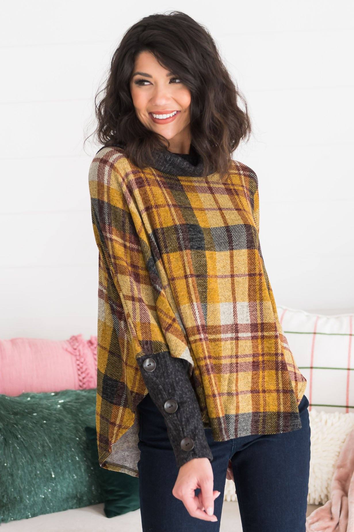 Cozy In Modest Fleece Tunic