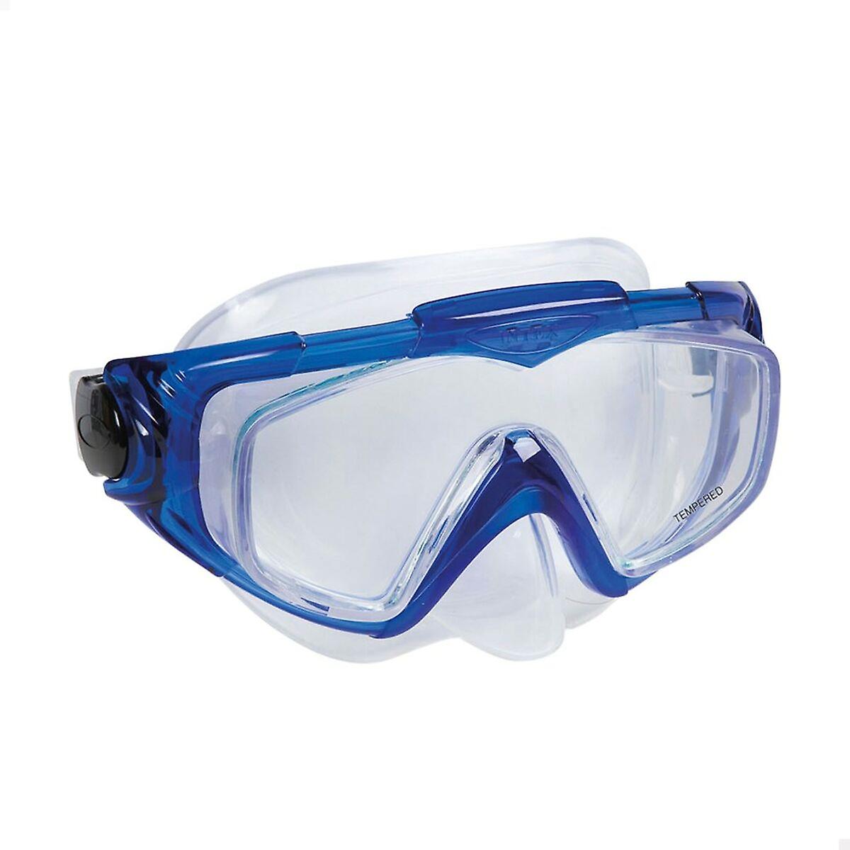 Snorkel Goggles and Tube Intex Aqua Pro Blue (6 Units)