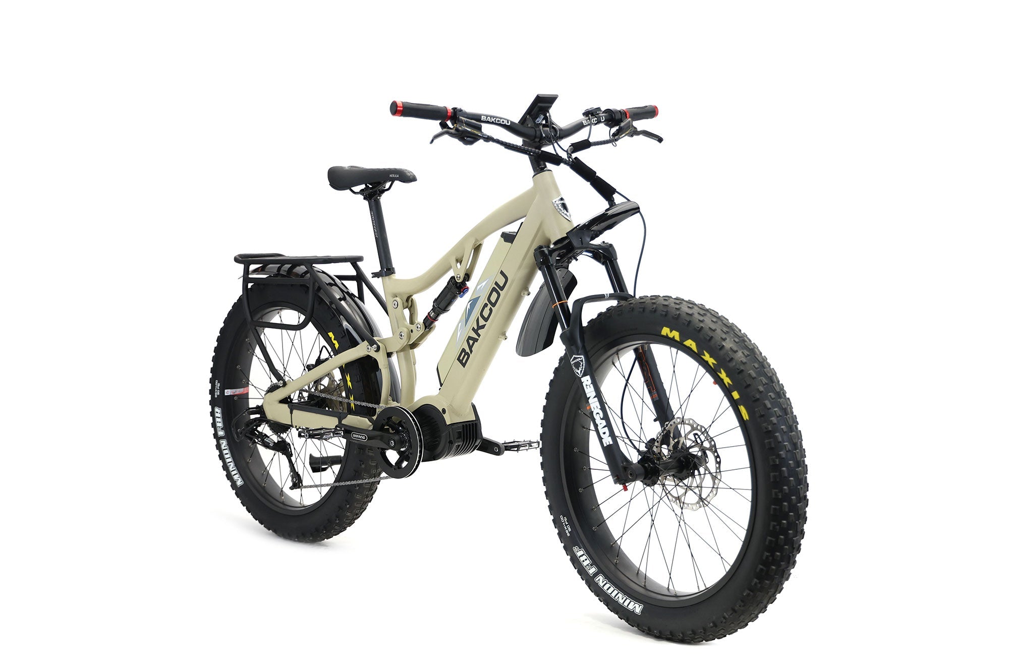 Bakcou Storm G2 Full Suspension Electric Hunting Bike Bafang Ultra Mid Drive Motor