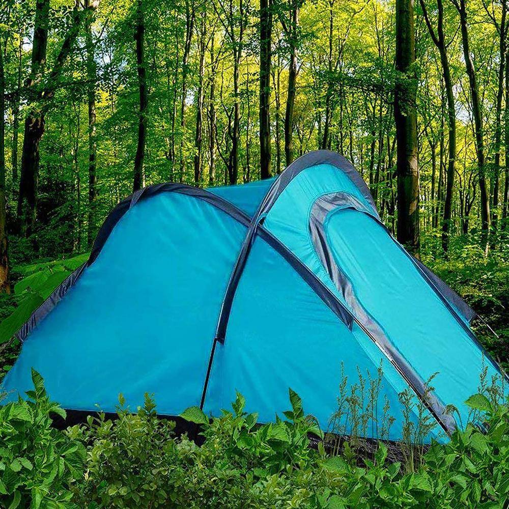 Alvantor Warrior Pro 88 in. x 61 in. 45 in. Light Weight Pop Up Camping Tent for Backpacking Waterproof Mesh Window Carry Bag 9015