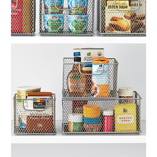 Omaha Steel Mesh Stackable Bins