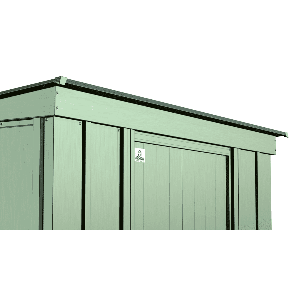 Arrow Classic Steel Storage Shed, 10x4, Sage Green