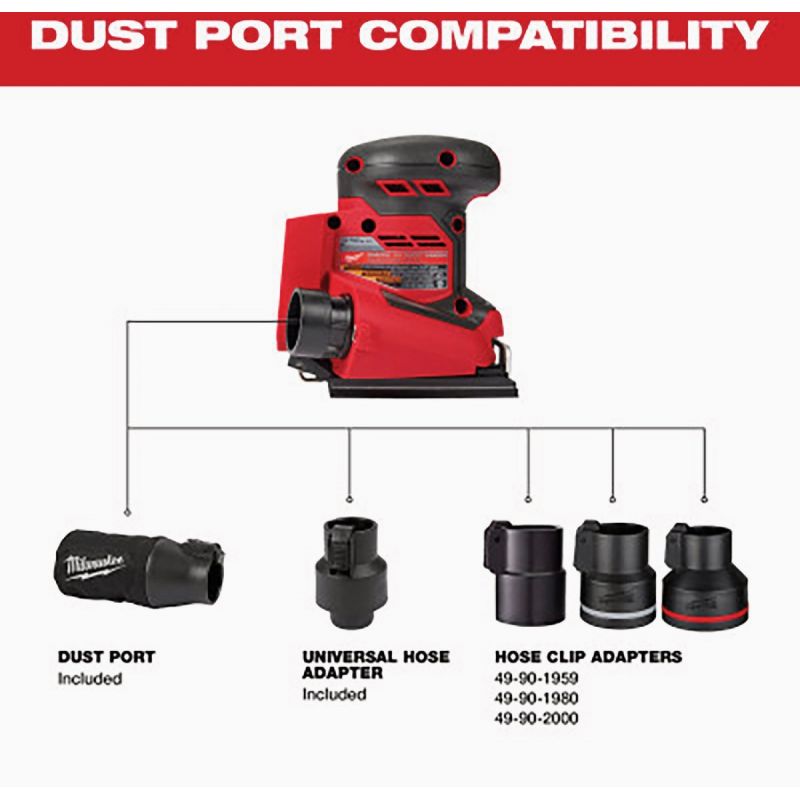 MW M18 Lithium-Ion 1 4 Sheet Finish Sander