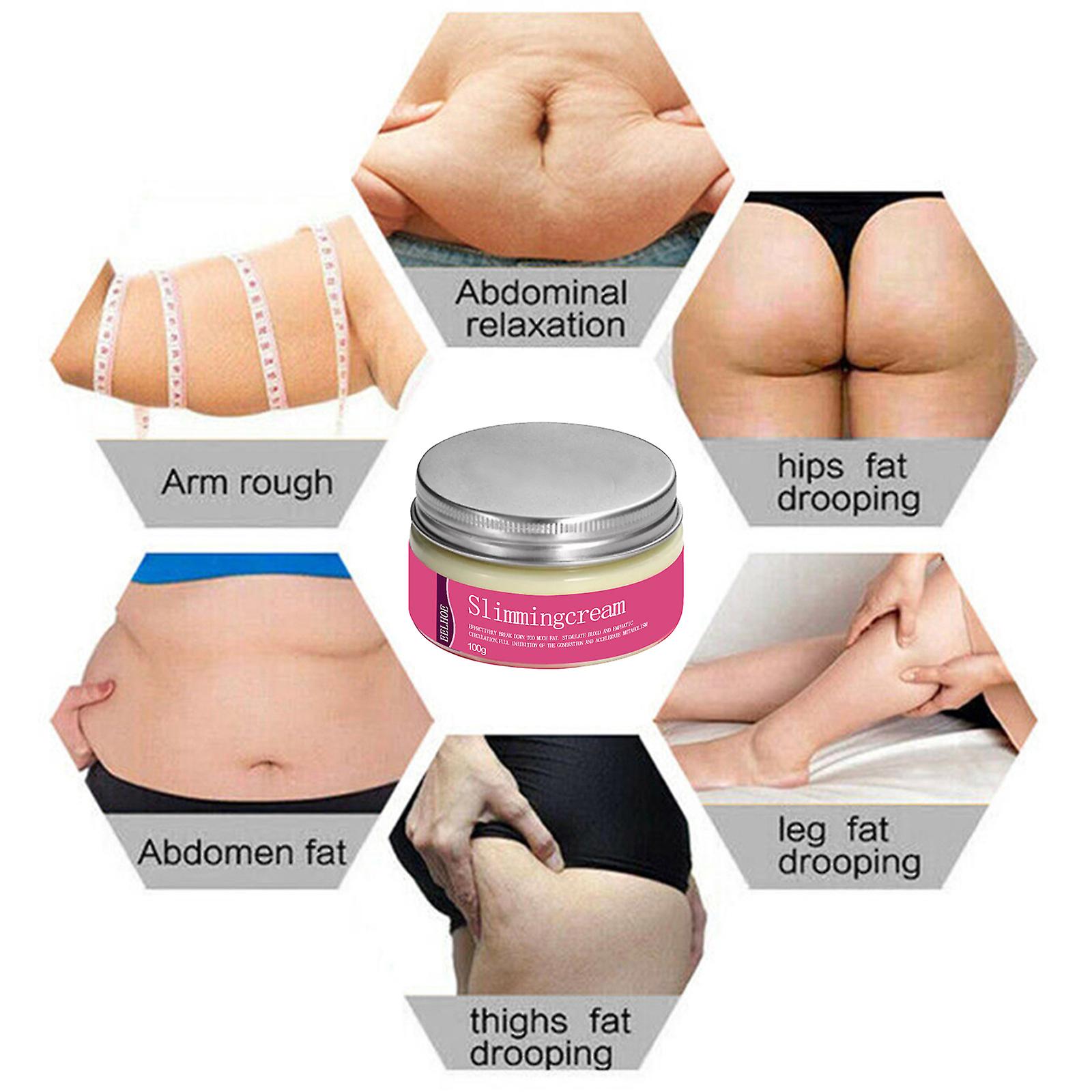 Foreign Trade Cross-border Body Cream Sculpting Waist Thin Belly Beautiful Legs Slim Size Leg Muscle Firming Cream Product Specification 100g