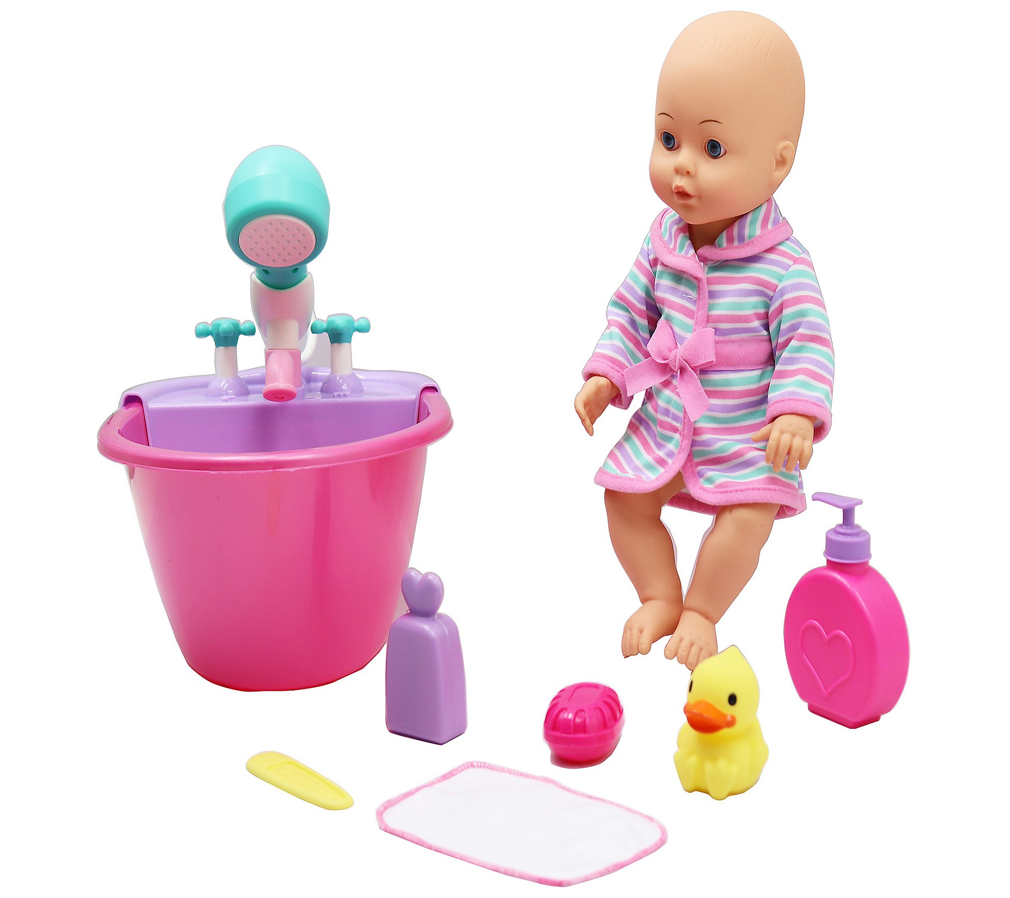 Gi-go Toy Dream Collection Bath Time Fun Set w 14 Baby Doll