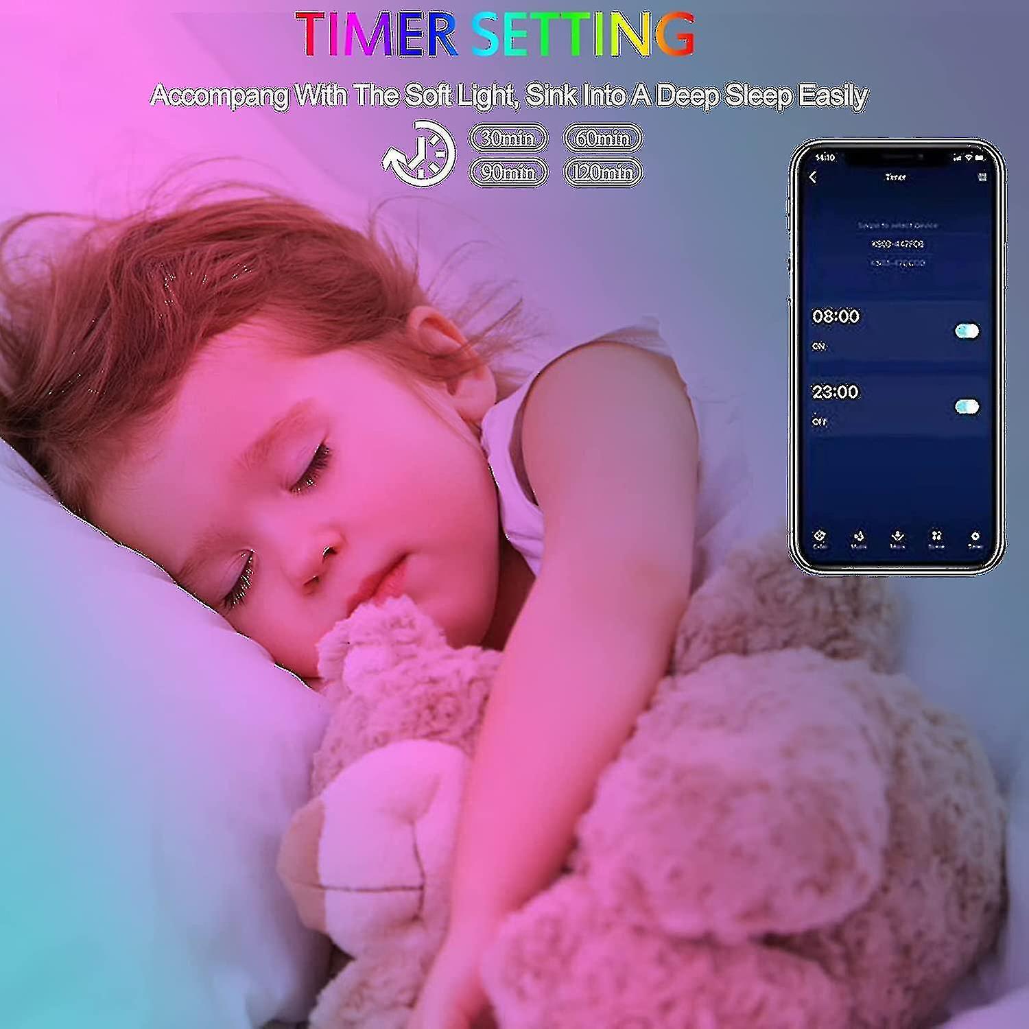 20m Led Lights Bluetooth Rgb Lights Led Tape Lights With 44-keys Remote Music Sync Colour Changing Led Mood Strip