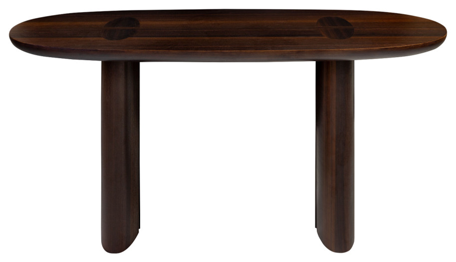 Smoked Eucalyptus Console Table  Versmissen Durban   Contemporary   Console Tables   by Oroa   Distinctive Furniture  Houzz