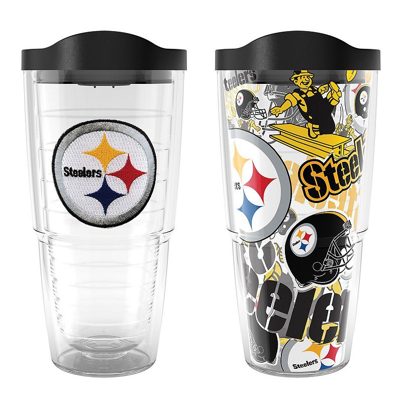 Tervis  Pittsburgh Steelers NFL 2 Pack Allover and Emblem