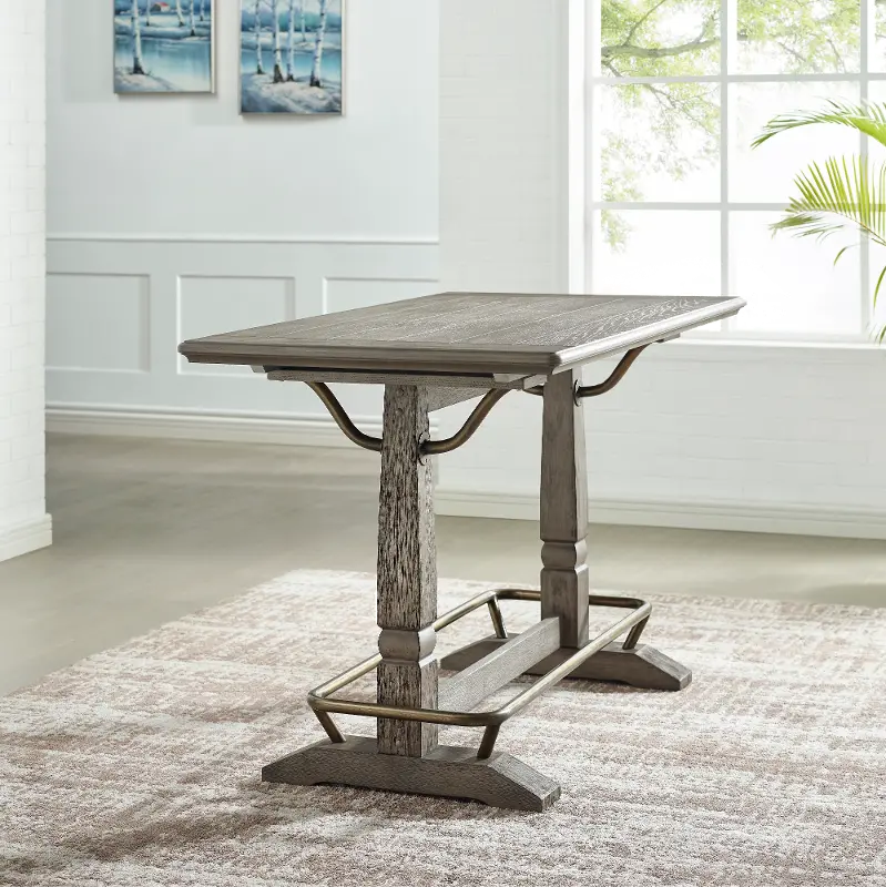 Ryan Farmhouse Weathered Gray Counter Height Dining Table