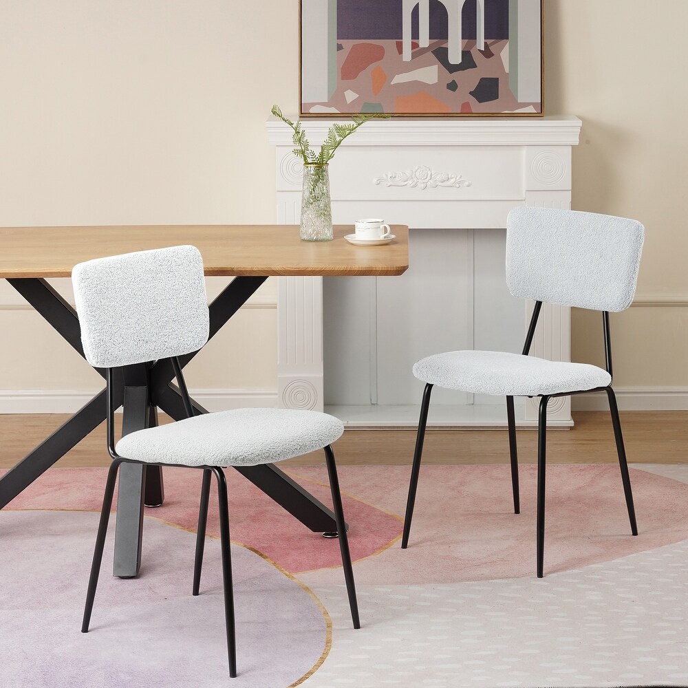 Modern Comfortable Dining Room Chairs Set of 2