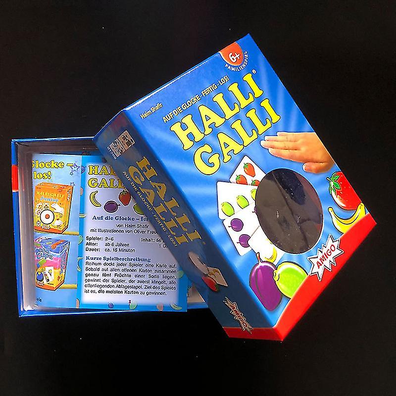 Full English Halli Galli Board Game Trading Skill Famaliy Party Game Shytmv