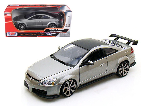 Motormax 2003 Honda Accord Gray Metallic 1/18 Diec...