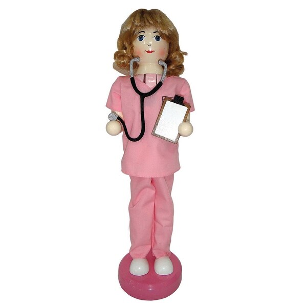 14 Nurse with Stethoscope Christmas Nutcracker