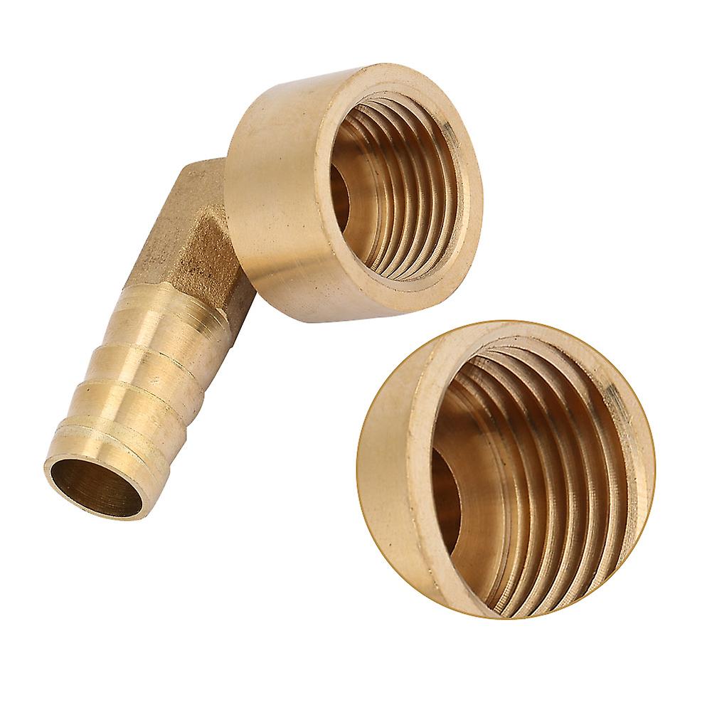 G1/2 Female Thread Brass Elbow Hose Barb Coupling Connector Joint Adapter Fitting(12mm)