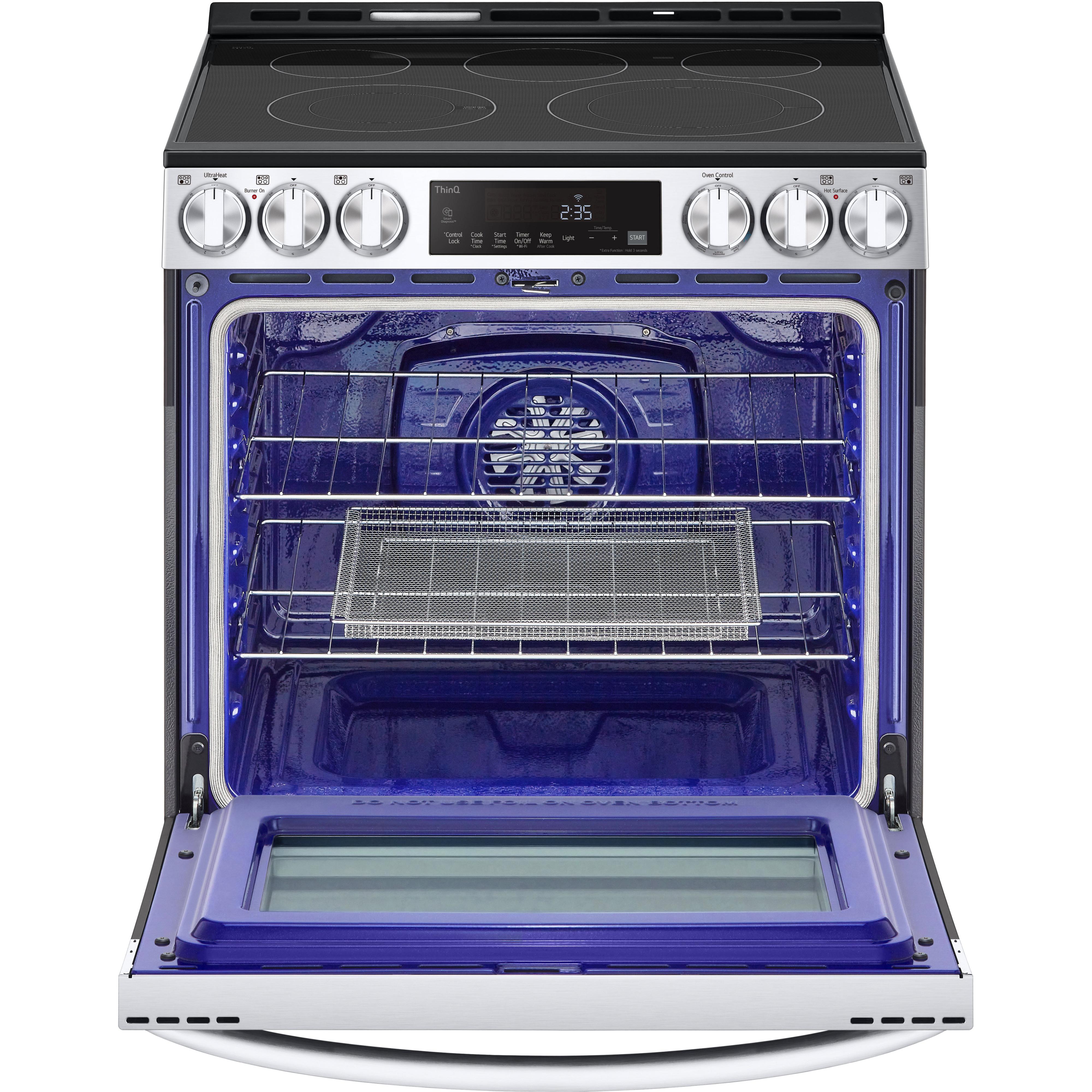 LG 30-inch Slide-in Electric Range with Air Fry Technology LSEL6333F