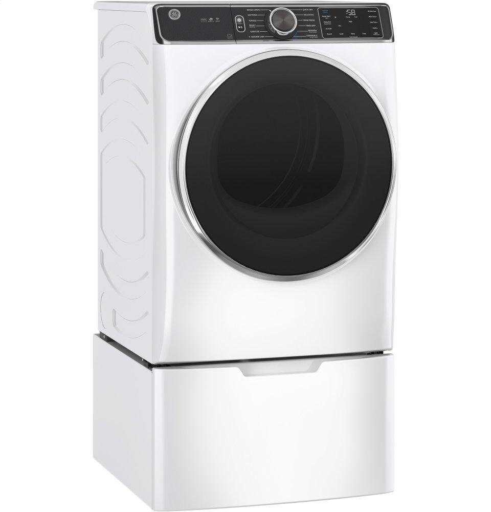 Ge Appliances GFD85ESSNWW Ge® 7.8 Cu. Ft. Capacity Smart Front Load Electric Dryer With Steam And Sanitize Cycle