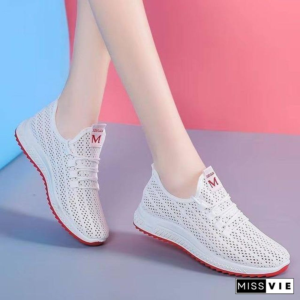 Spring Women Casual Shoes Breathable Mesh Platform Sneakers Women New Fashion Mesh Sneakers Shoes Woman Tenis Feminino