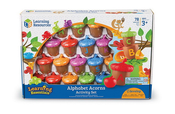 Learning Resources LER6802 Alphabet Acorns Activit...