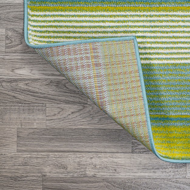 Duxbury Gradient Ticking Striped Area Rug Jonathan Y