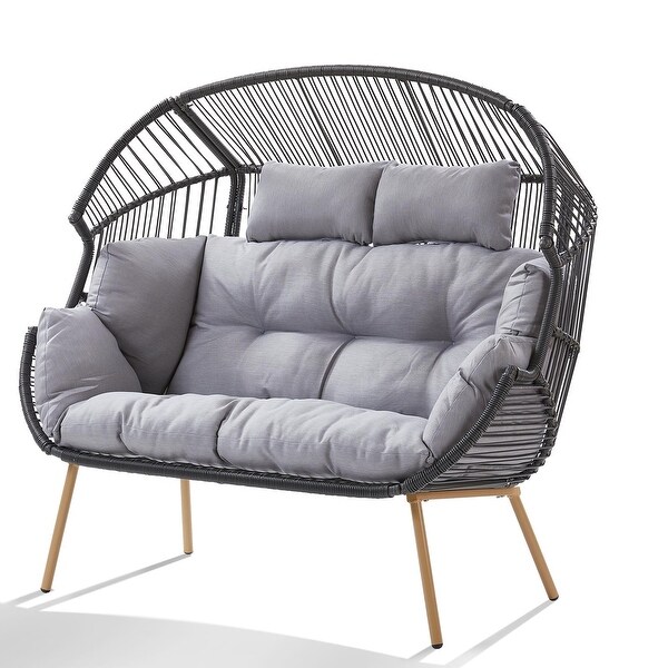 2 Person Outdoor Patio Double Egg Chair