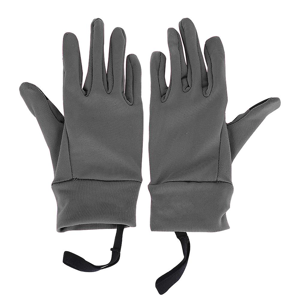 Boodun Cycling Touch Screen Winter Gloves Warmer For Children Kids(grey L)