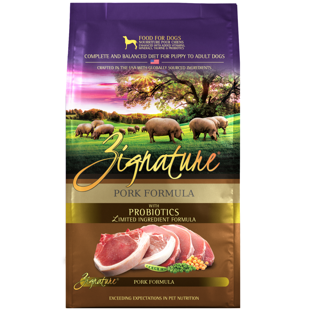 Zignature Limited Ingredient Formula Grain Free Pork Dry Dog Food