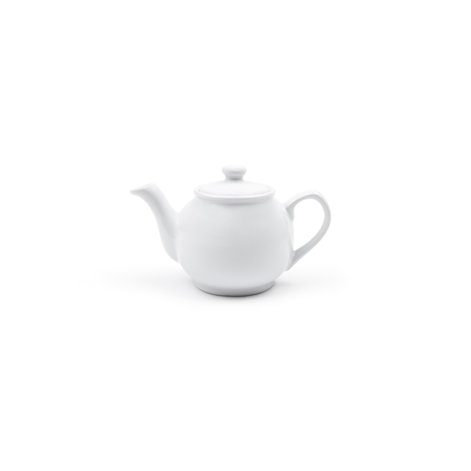 Fox Run White Brown Betty Stoneware 48 oz Teapot