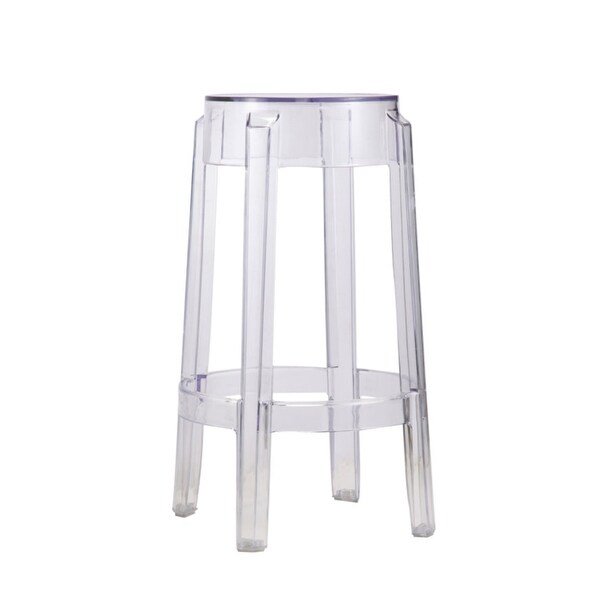 Ghost Stool Backless (26) (Set of 2) - 26'' Hx14.5''Wx14.5''D