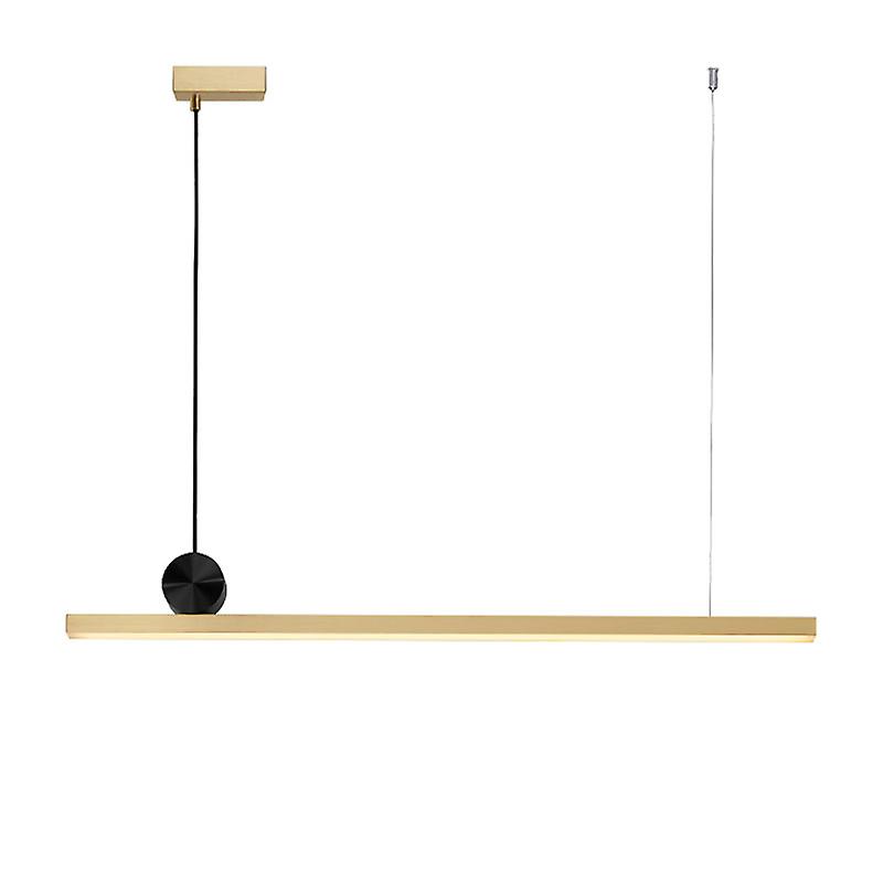 Phube Minimalist Led Pendant Light Restaurant Bar Brass Hanging Lamp