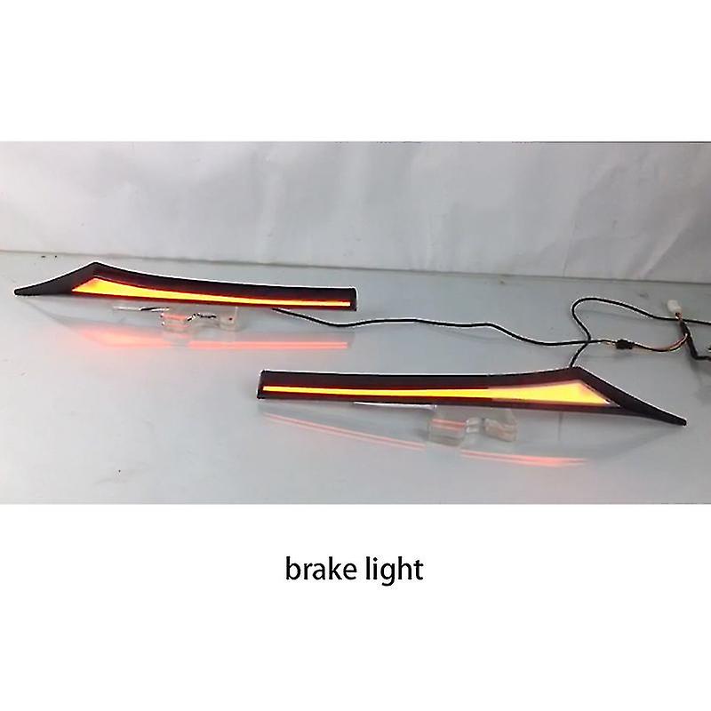 2pcs Led Reflector For -5 Cx5 2017-2020 Car Tail Light Rear Bumper Light Rear Fog Lamp Brake Light