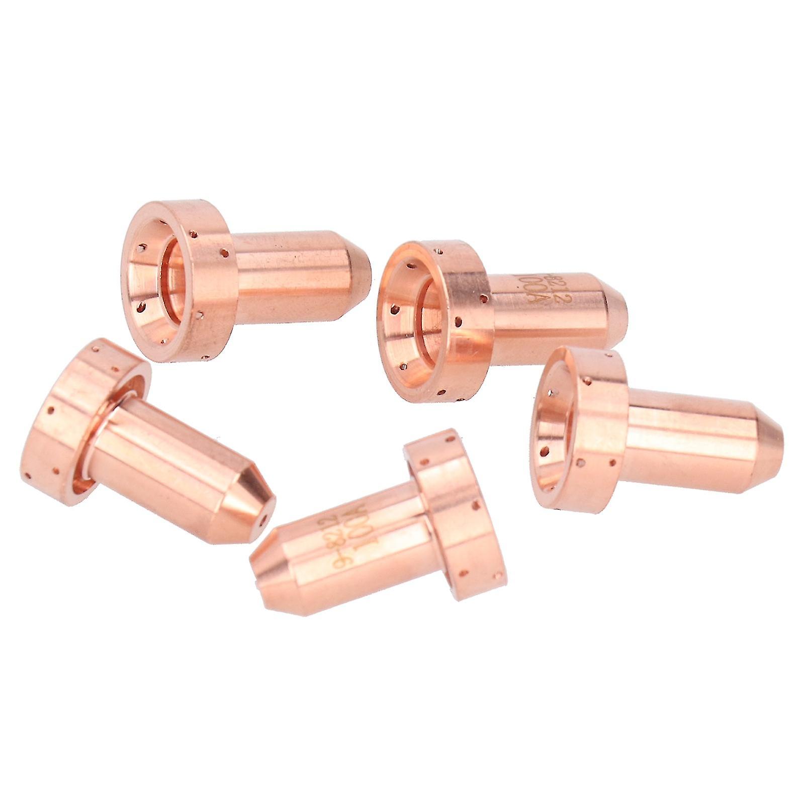 5Pcs Plasma Cutter Nozzle Copper Corrosion-Resistant Torch Welding Accessories 9-8212